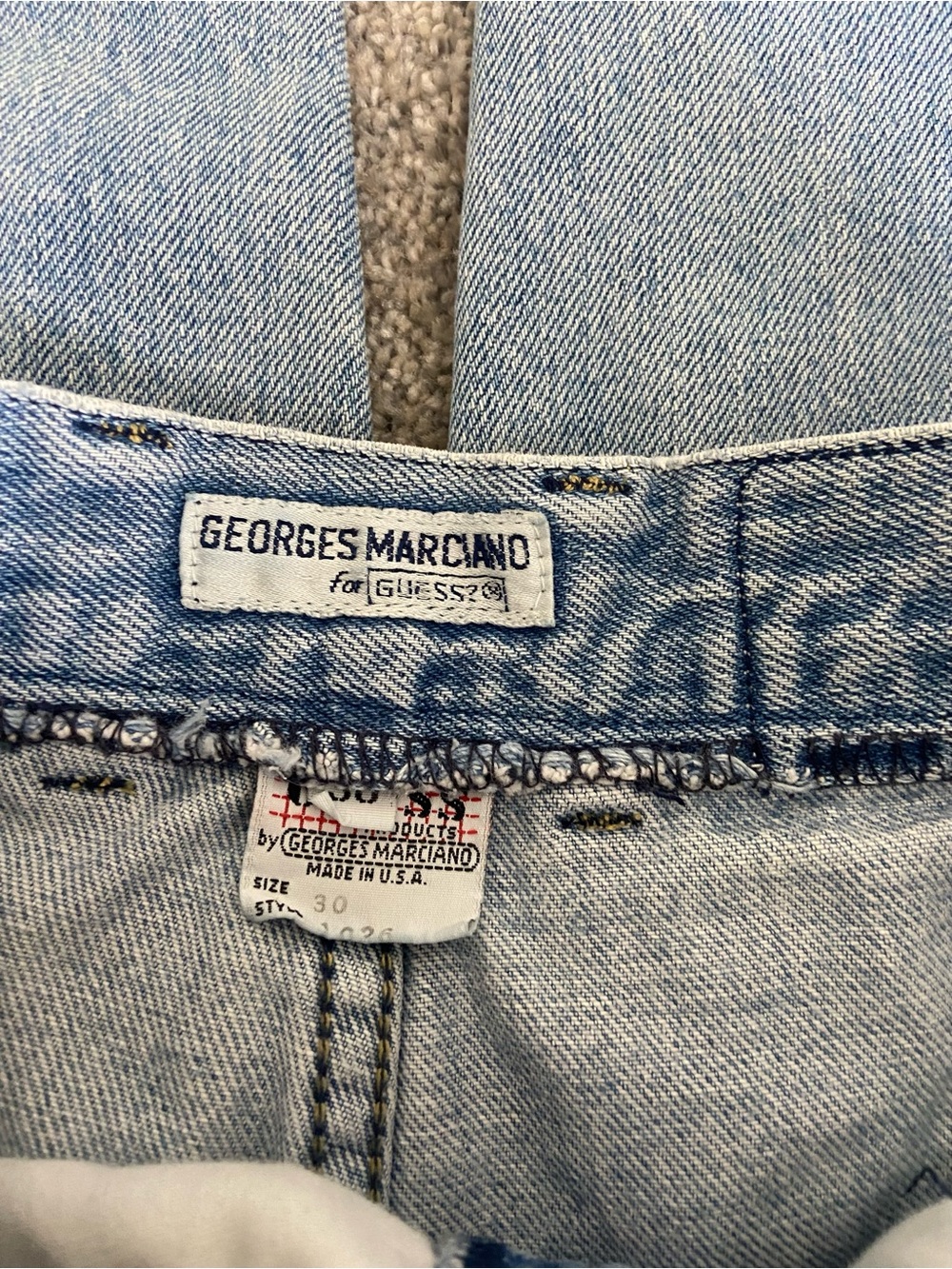 Vintage 80s/90s Guess High Waisted Cargo Skater Jeans